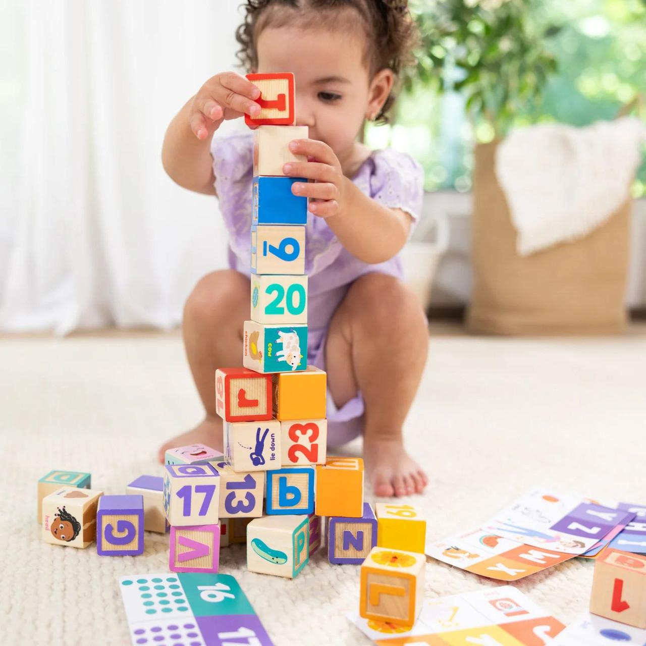 Melissa & Doug Ms. Rachel Blocks + Activity Cards | Shop Online