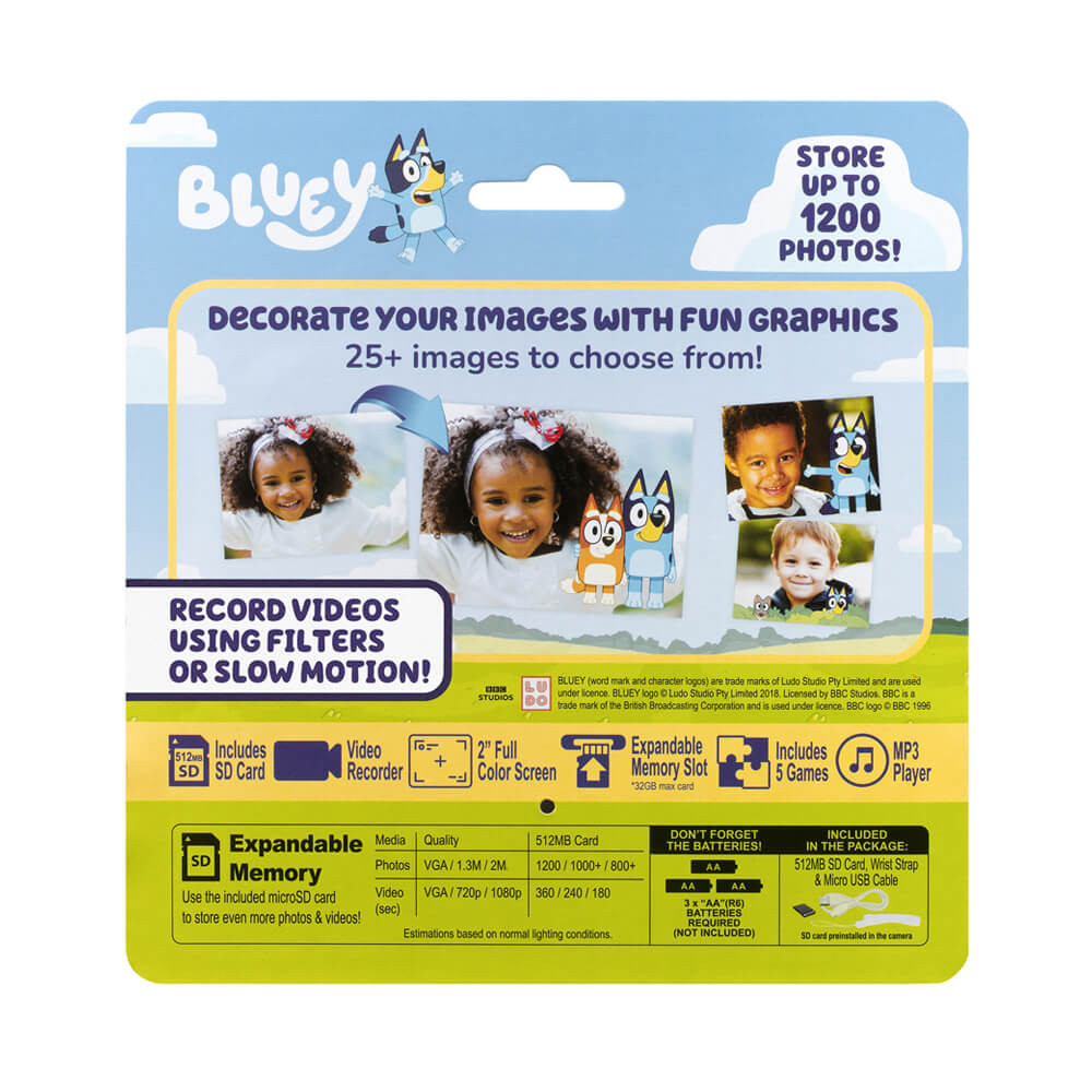 Bluey Digital Camera | Peekaboobaby