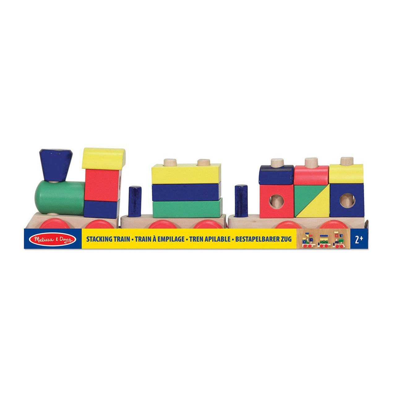 Melissa & Doug Wooden Stacking Train Educational Toys Online