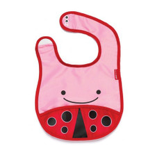 Skip Hop Ladybug Baby Fold Away Bib Skip Hop Ladybug Baby Fold Away Bib