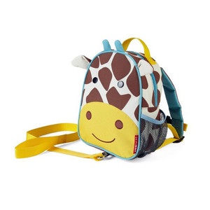 Skip Hop Zoo Giraffe Mini Backpack Harness with detachable wrist tether toddler safety