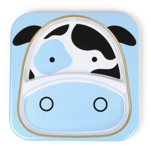 Skip Hop Cow Zoo Divided Plate