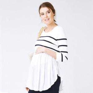 Ripe Maternity Maritime Babydoll Nursing Knit Ripe Maternity Maritime Babydoll Nursing Knit