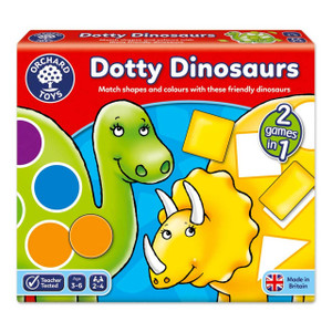 Orchard Toys Dotty Dinosaurs Shape & Colour Game Orchard Toys Dotty Dinosaurs Shape & Colour Game