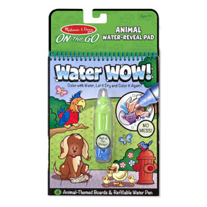 Animal Water Reveal Pad - On the Go Travel Book Animal Water Reveal Pad - On the Go Travel Book