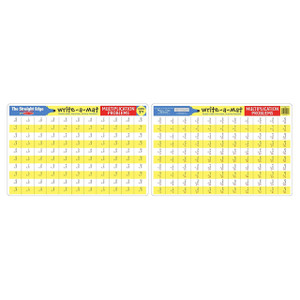 Melissa & Doug Write A Mat Placemat - Maths Multiplication Melissa & Doug Write A Mat Placemat - Maths Multiplication