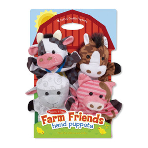 Melissa & Doug Hand Animal Puppets – Farm Toys Melissa & Doug Hand Animal Puppets – Farm Toys