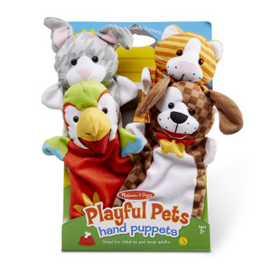 Melissa & Doug Hand Animal Puppets – Pets Melissa & Doug Hand Animal Puppets – Pets
