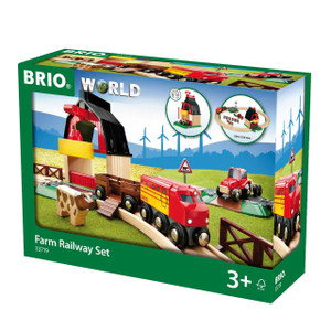 BRIO Wooden Train Cow Farm Railway Set - 20 pcs BRIO Wooden Train Cow Farm Railway Set - 20 pcs