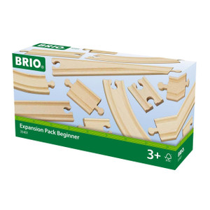 Buy BRIO Expansion Train Track Pack Beginner - 11 pieces Online | Peekaboo Baby