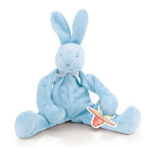 Bunnies By The Bay Bunny Toy Dummy Holder Lovey - Blue