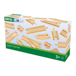 BRIO - 50 Piece Track Pack - Wooden Train Tracks BRIO - 50 Piece Track Pack - Wooden Train Tracks