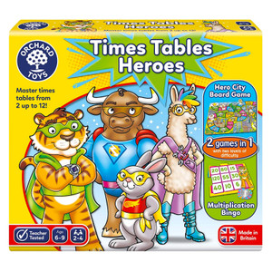 Orchard Toys Times Tables Heroes Games Orchard Toys Times Tables Heroes Games