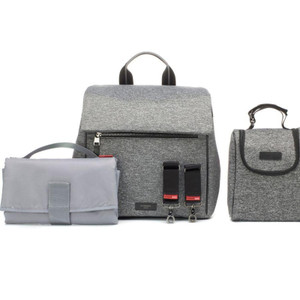 Storksak St James Nappy Bag Backpack - Scuba Grey Storksak St James Nappy Bag Backpack - Scuba Grey