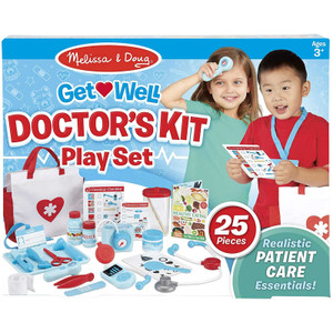 Melissa & Doug 25-piece doctor's kit medical tools and accessories