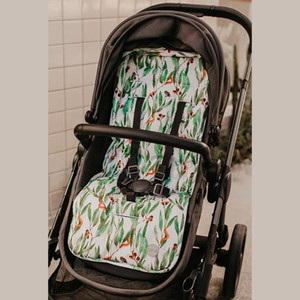 Shop OiOi Reversible Pram Liner - Eucalyptus Shop OiOi Reversible Pram Liner - Eucalyptus