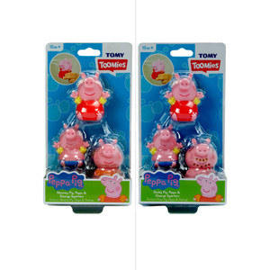 Peppa Pig Family Squirters Bath Toy - 3 Pack (Assorted) Peppa Pig Family Squirters Bath Toy - 3 Pack (Assorted)