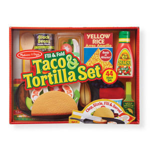 Melissa & Doug Fill & Fold Taco & Tortilla Set - Pretend Play Food Melissa & Doug Fill & Fold Taco & Tortilla Set - Pretend Play Food