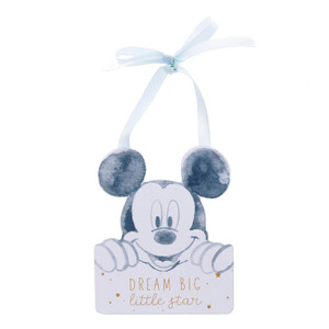 Disney Mickey Mouse Hanging Plaque Decor - Dream Big Disney Mickey Mouse Hanging Plaque Decor - Dream Big