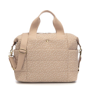 Storksak Organic Nappy Tote - Rain Drop Seashell Storksak Organic Nappy Tote - Rain Drop Seashell