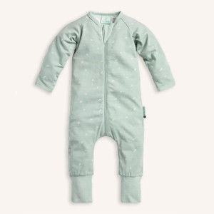 ergoLayers Organic Long Sleeve Onesie 1 TOG - Sage ergoLayers Organic Long Sleeve Onesie 1 TOG - Sage
