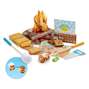 Melissa and Doug Let's Explore Campfire S'mores Play Set in packaging