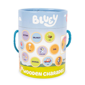 Bluey Wooden Charades Game - Official Bluey Toy | Peekaboo Baby