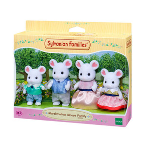 Sylvanian Families - Marshmallow Mouse Family Sylvanian Families - Marshmallow Mouse Family
