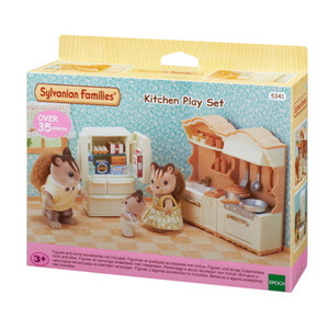 Sylvanian Families - Kitchen Play Set - Miniture Doll House Accessories Sylvanian Families - Kitchen Play Set - Miniture Doll House Accessories