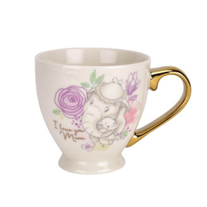 Disney Dumbo I Love You Mum Ceramic Mug with Dumbo elephant and heartfelt message