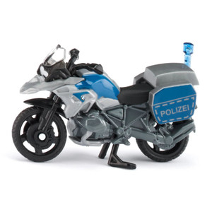 SIKU BMW Police Motorcycle die-cast 1:87 left side view