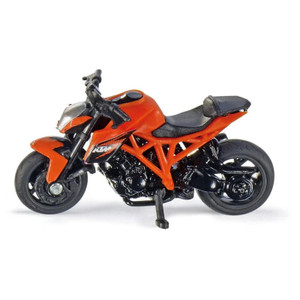 SIKU KTM 1290 Super Duke R die-cast 1:87 - side profile showing orange KTM superbike