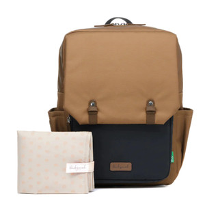 Babymel George Eco Baby Nappy Backpack - Maple Detail | Peekaboo Baby