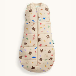 ergopouch ergoCocoon Baby Sleep Organic Cotton Swaddle Bag (2.5tog) - Party ergopouch ergoCocoon Baby Sleep Organic Cotton Swaddle Bag (2.5tog) - Party