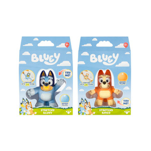Bluey S10 Stretchy Hero Figures Asstd Bluey S10 Stretchy Hero Figures Asstd