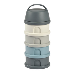 Beaba Stackable Formula & Snack Container - Mineral Grey/Blue