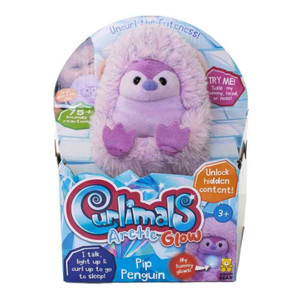Curlimals Interactive Plush Toy - Arctic Glow Penguin Curlimals Interactive Plush Toy - Arctic Glow Penguin