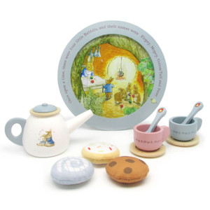 Peter Rabbit Wooden Tea Party Set Peter Rabbit Wooden Tea Party Set