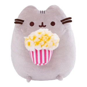 Pusheen Snackable Popcorn Plush Toy: 24cm Collectible  Pusheen Snackable Popcorn Plush Toy: 24cm Collectible