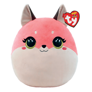 TY Squishy Beanies Roxie Pink Fox Toy 25cm TY Squishy Beanies Roxie Pink Fox Toy 25cm