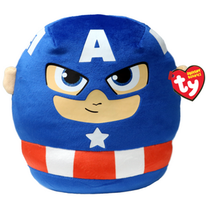 TY Squishy Beanies Captain America Toy 35cm Marvel Collectible Plush Toys TY Squishy Beanies Captain America Toy 35cm Marvel Collectible Plush Toys