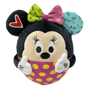 Disney by Britto Pop Plush Palm Pal Minnie Mouse main product shot 19cm soft plush collectible Britto design