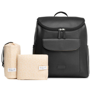 Babymel Lennox Nappy Bag Backpack - Black | Peekaboo Baby