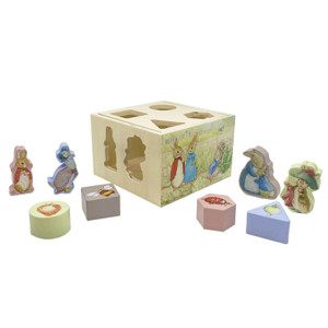 Beatrix Potter Peter Rabbit Wooden Shape Sorter - Beatrix Potter Gift | Peekaboo Baby