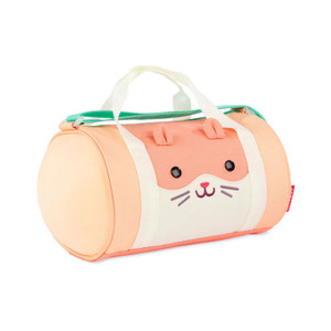Skip Hop Duff-imals Hamster Kids Bag front view with plush hamster handle