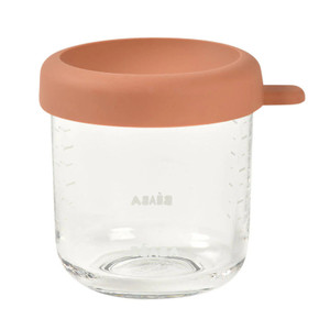Beaba Glass Jar 250ml - Terracotta 5