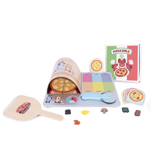 Bluey Pizza Girl Pretend Play Set