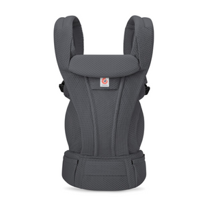 Ergobaby Omni Deluxe Carrier Graphite Grey product flat lay