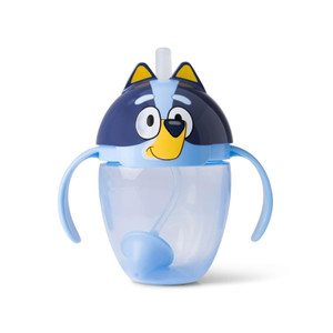 The First Years Bluey Weighted Straw Sippy Cup