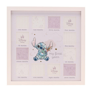 Disney Stitch Baby First Year Keepsake Frame side view